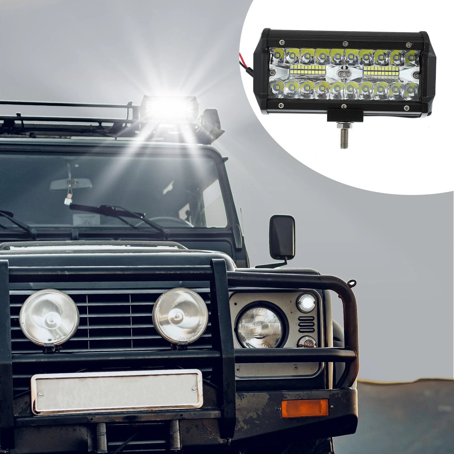 6.5" LED Off-road Fog Lights 120W for Pickup (Universal)