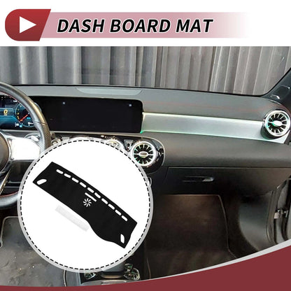 Dashboard Cover Mat for Mercedes CLA (2013–2019) Sun Protector Black