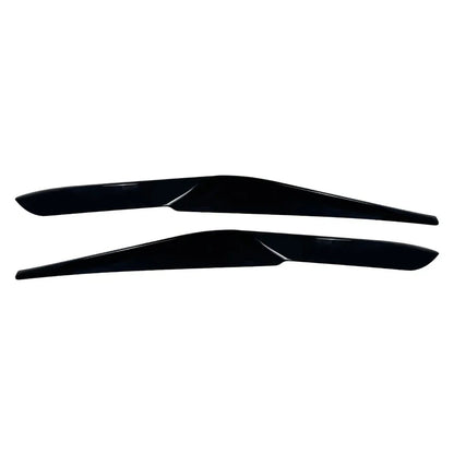 Black Headlight Eyebrow Eyelids Covers for BMW X5 X6 G05 G06 (2023-2025)