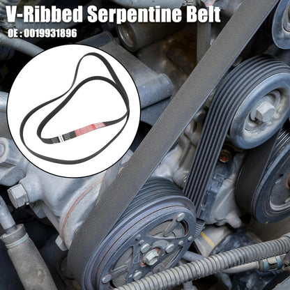 Rubber V-Ribbed Serpentine Belt 6PK2401 for Mercedes-Benz C230 (2006-2007)