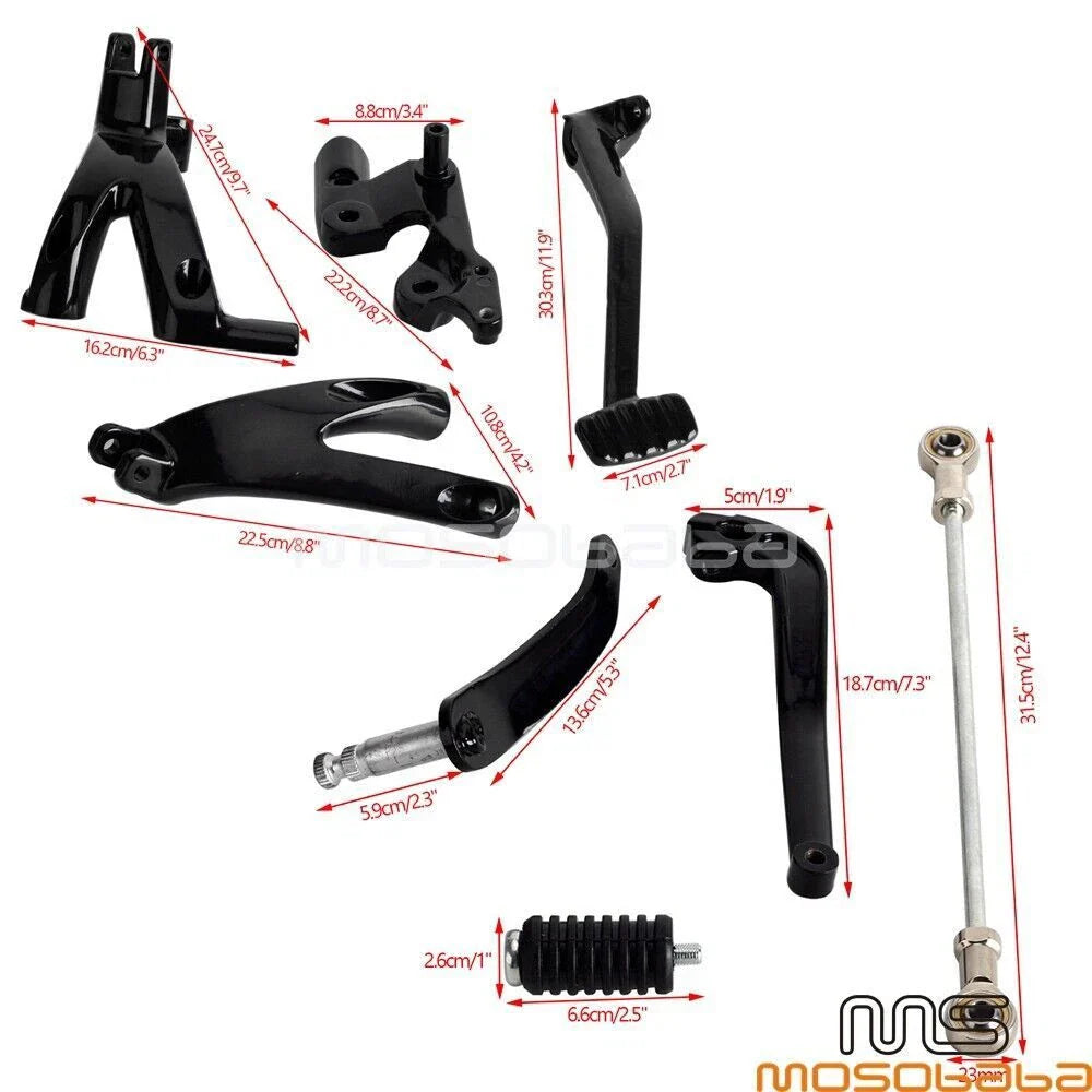 Forward Controls Footpegs for Harley Softail Street Bob FXBB FXBBS (2018-2023)