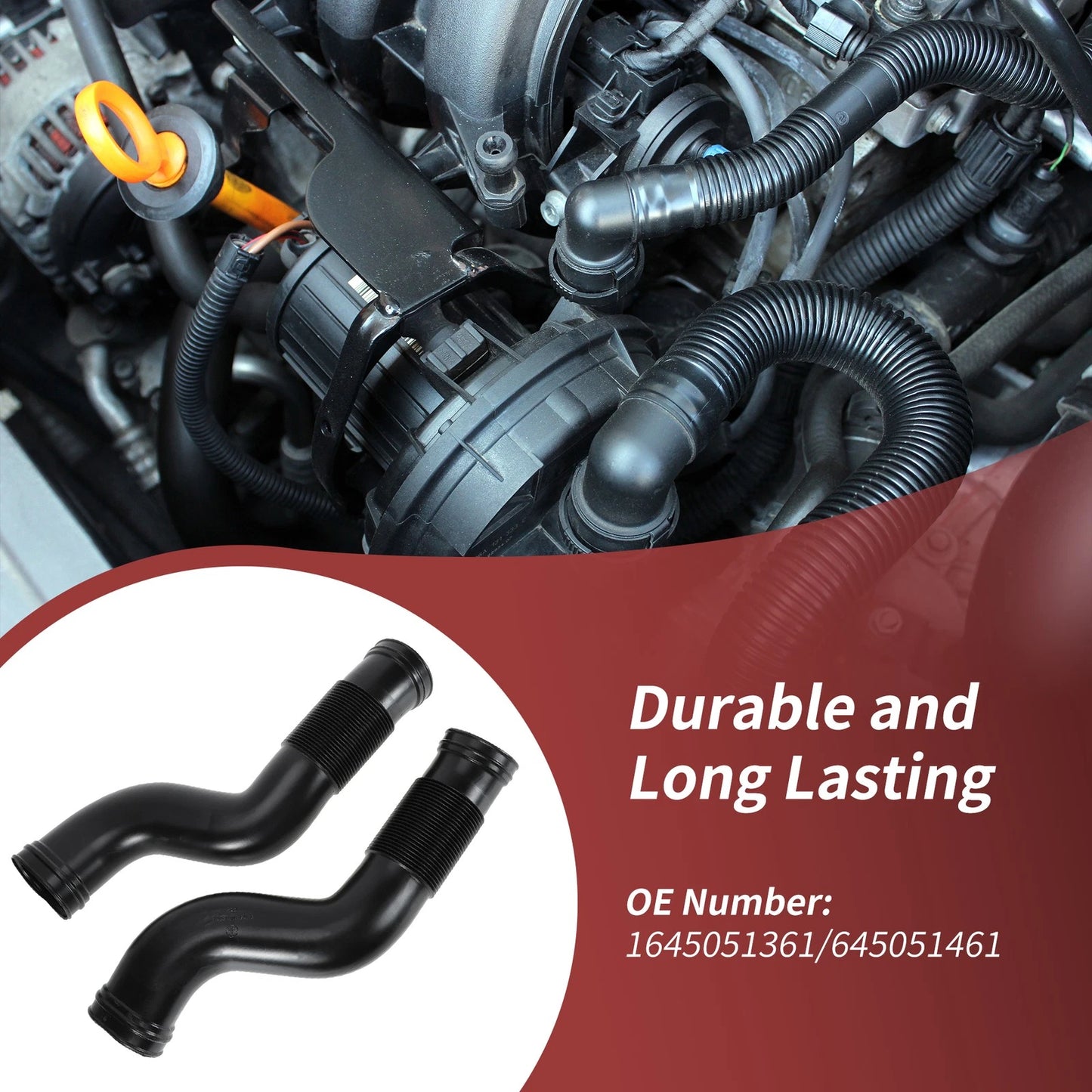 Air Intake Hose No. 1645051461 for Mercedes-Benz GL450 GL550 ML350 ML550 (2006–2012)