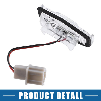 White LED License Plate Light Assembly for Acura (2016-2020)