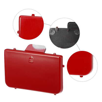 Tow Hook Eye Hole Cover for Mercedes-Benz C-Class W204 (2007–2014) Red