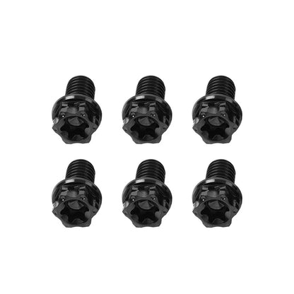 6pcs M8x20mm Titanium Torx Head Flange Bolts for Motorcycle Bike