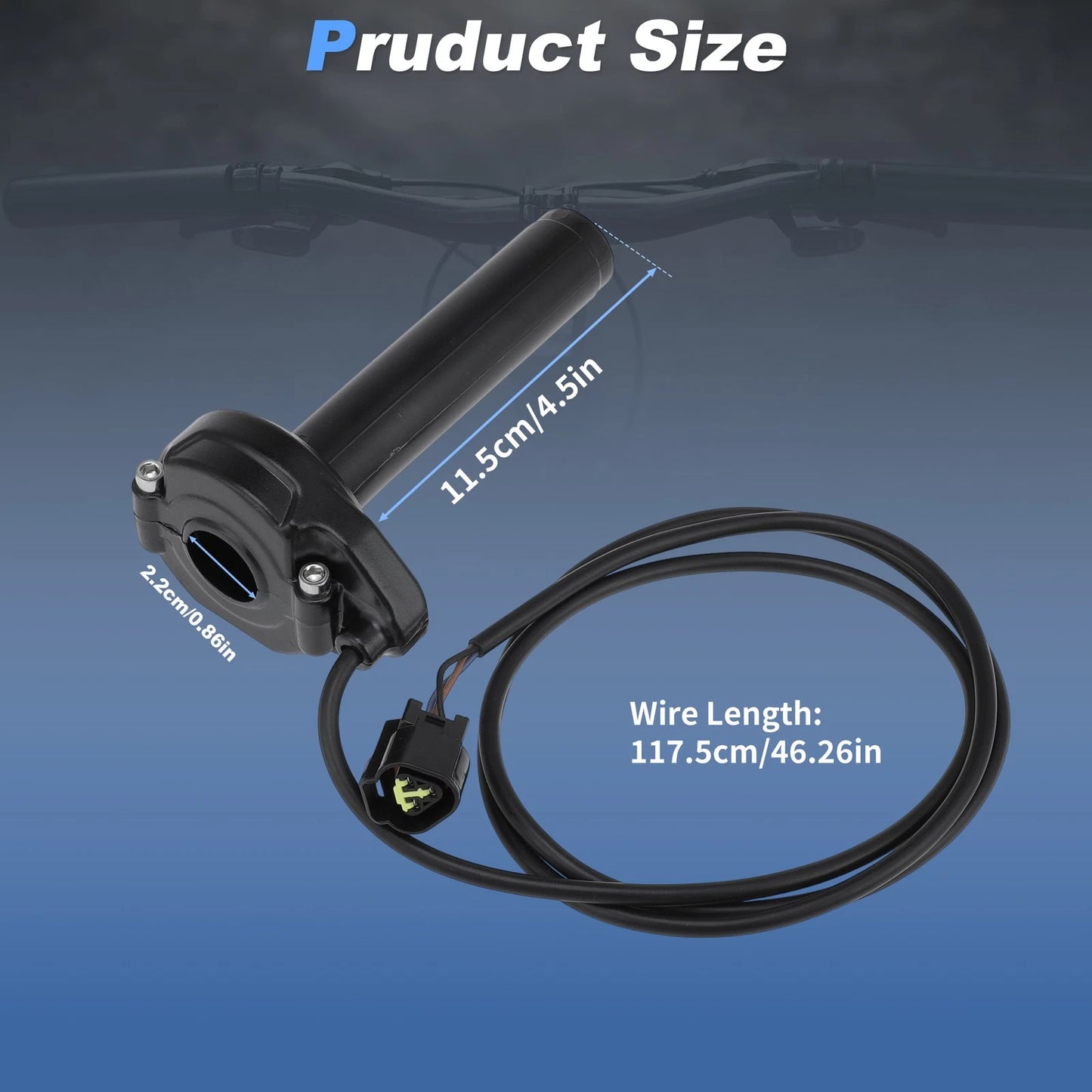Throttle Grips Handle Cable Kit for Surron Light Bee X, Segway X160 X260