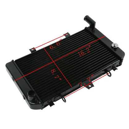 Radiator Cooler for Kawasaki ZRX1100 ZRX1200 (1996-2000) (2001-2008) Black