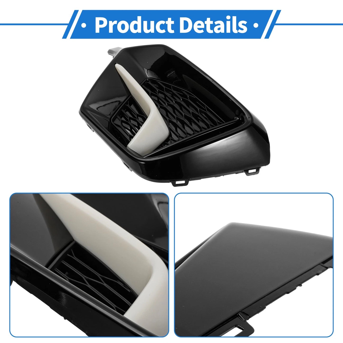 Rear Left Fog Light Grill No. 71518TGGE50 for Honda Civic Hatchback (2020–2021)