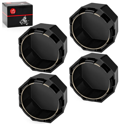 Set of 4 Matte Black Hub Cap Covers for Polaris Sportsman 570 (2014–2023)