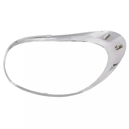 Left Chrome Silver Taillight Trim Ring for Fiat 500L (2012–2018)