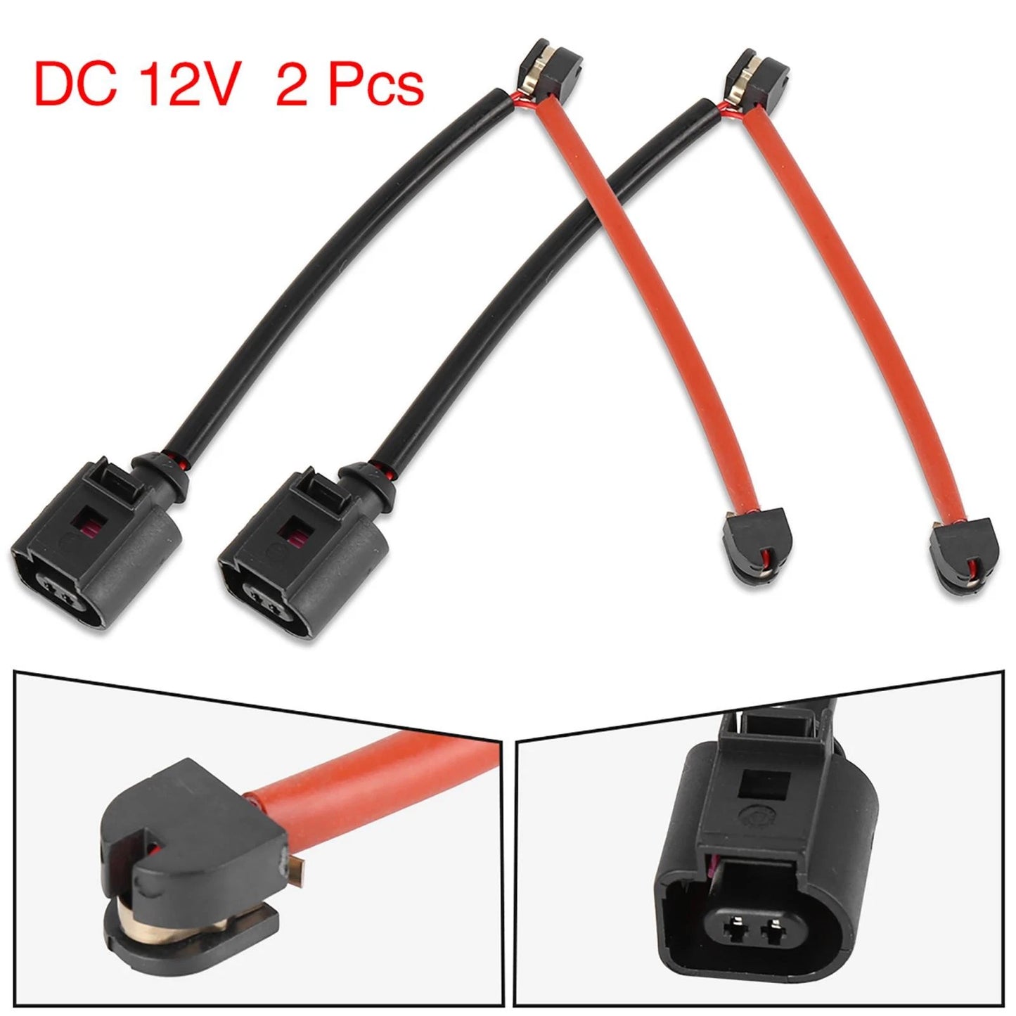 2X Rear Brake Pad Electronic Wear Sensor for Audi Q7 (2007–2015) 7L0907637C