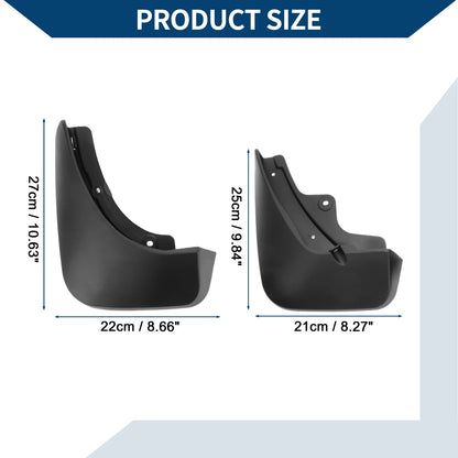 Set of 2 Mud Flaps Splash Guards for Land Rover Range Rover Evoque (2019–2023)