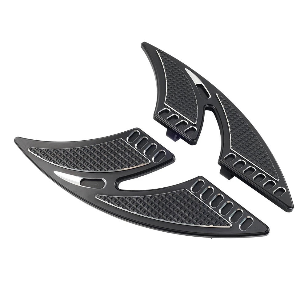 1 Pair Cut Rear Floorboards Footpegs for Harley Touring (1993–Present)