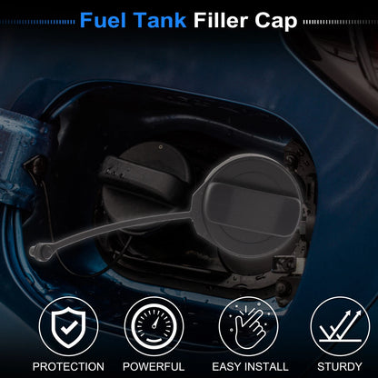 Gas Cap for Audi A1 (2010–2018) No. 7E0201550B Black