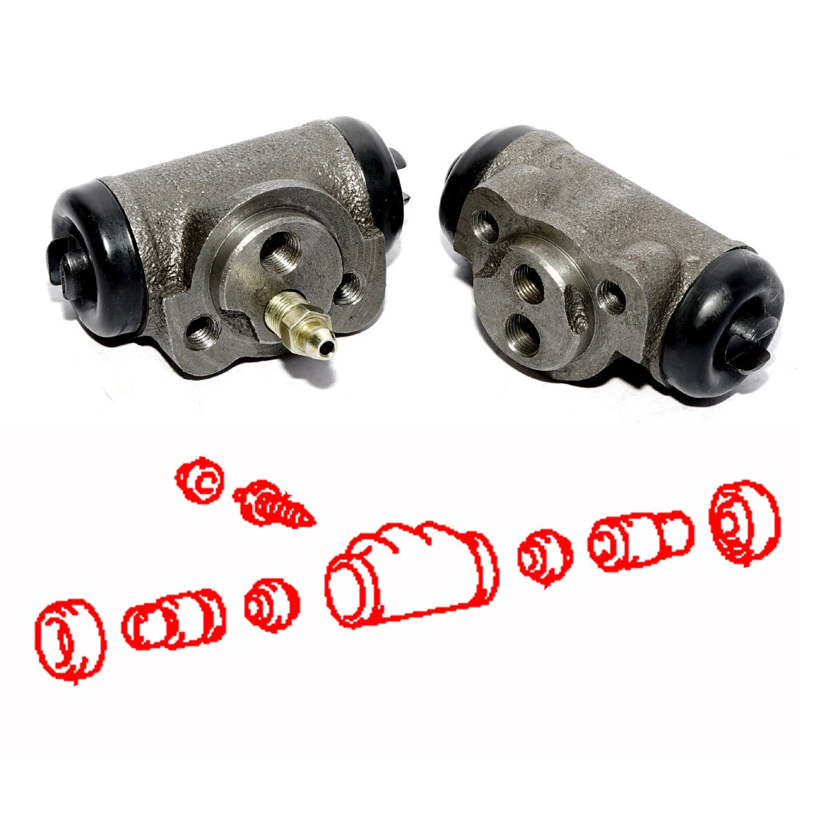 13/16 Rear Brake Cylinders for Mitsubishi Delica Van Wagon 1986-1999