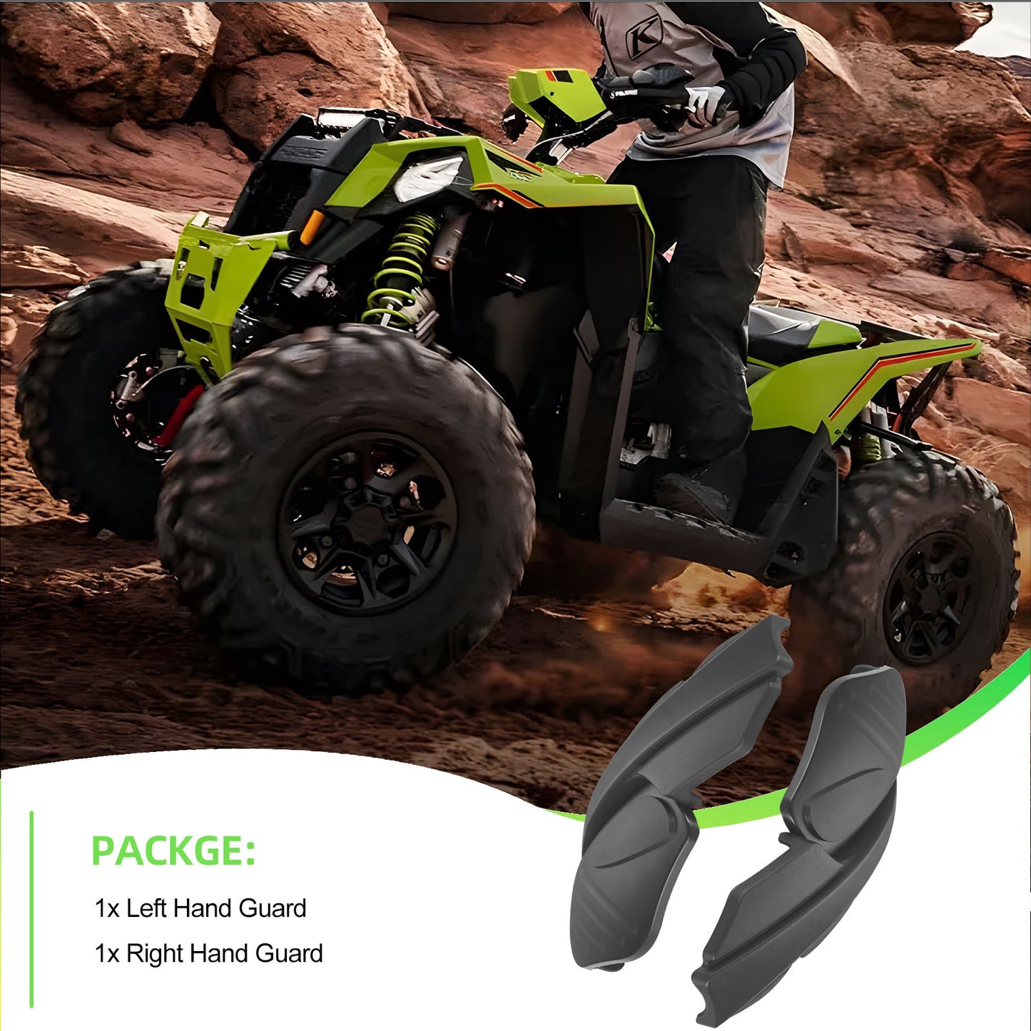Set of 2 Hand Guards for Polaris Sportsman XP 1000 (2015–2024)