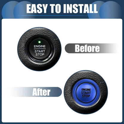 Engine Start Stop Button Cover Set for Toyota Alphard 30 Series (2015–2020)