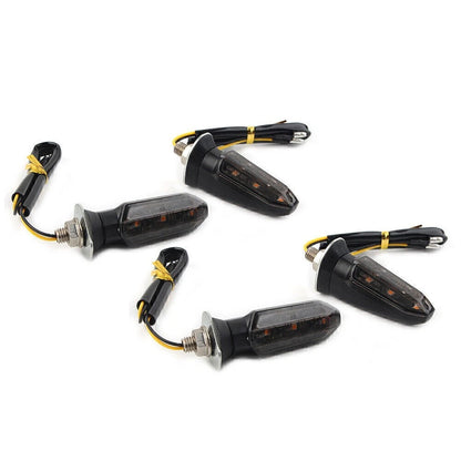 4X LED Turn Signal Indicator Blinker Light for Universal Motorcycle (12V)