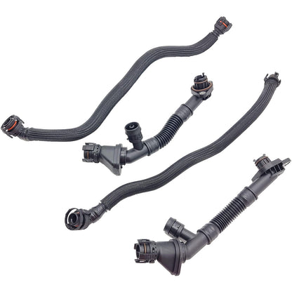 Set of 4 Breather Hoses for BMW 550i 650i 750Li X5 X6 (2006–2017)