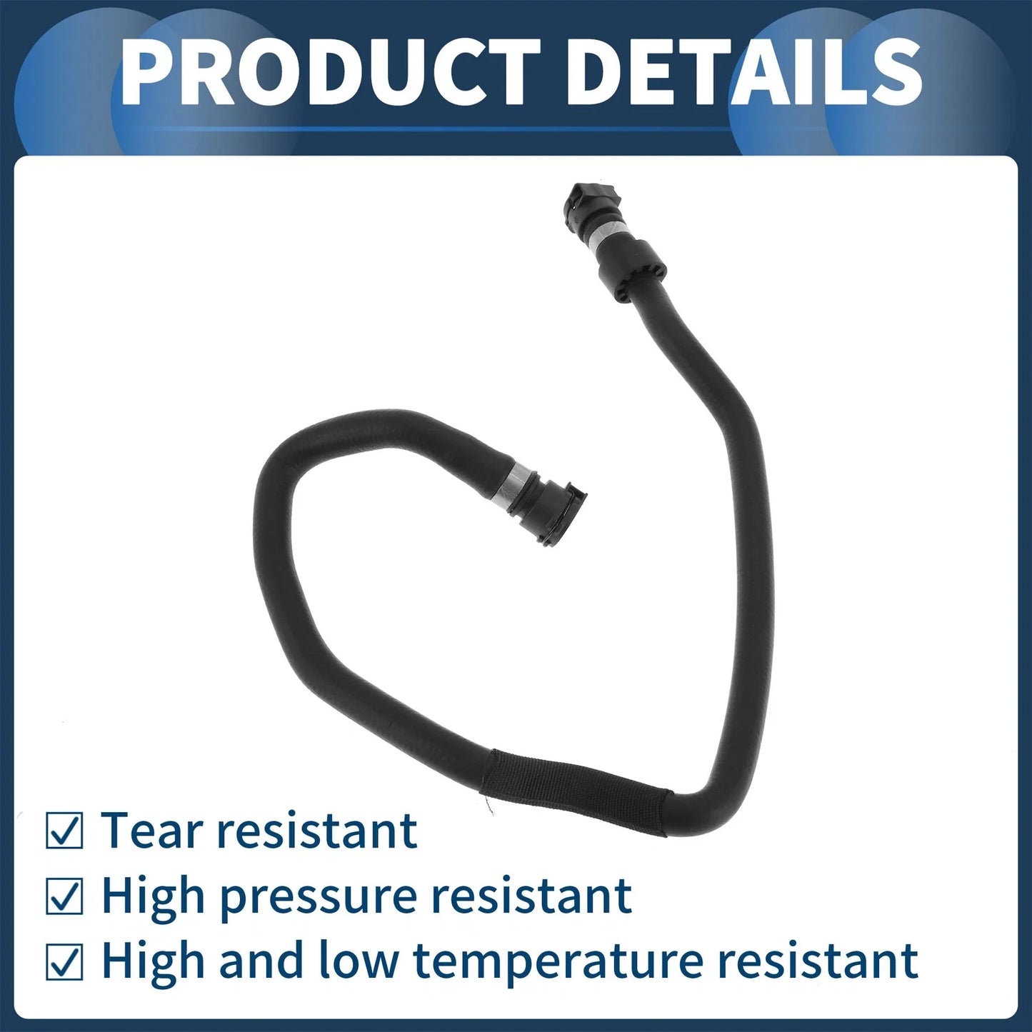 Radiator Hose for BMW 640i (2012-2017) BMW 740i (2011-2014)