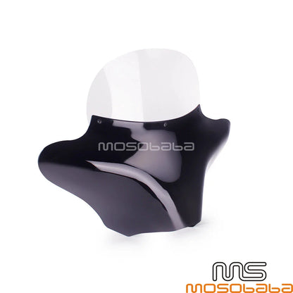 Black Batwing Fairing for Harley Softail FLSTN FLSTF FLST FLHR