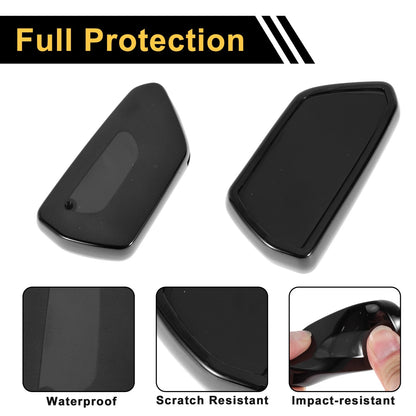Black TPU Car Key Case for VW Golf 8 (2020–Present) - 3 Buttons