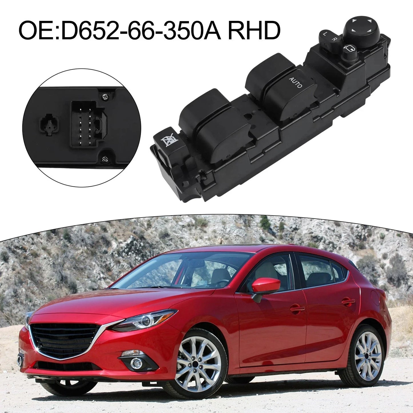 Master Power Windows Control Switch for Mazda