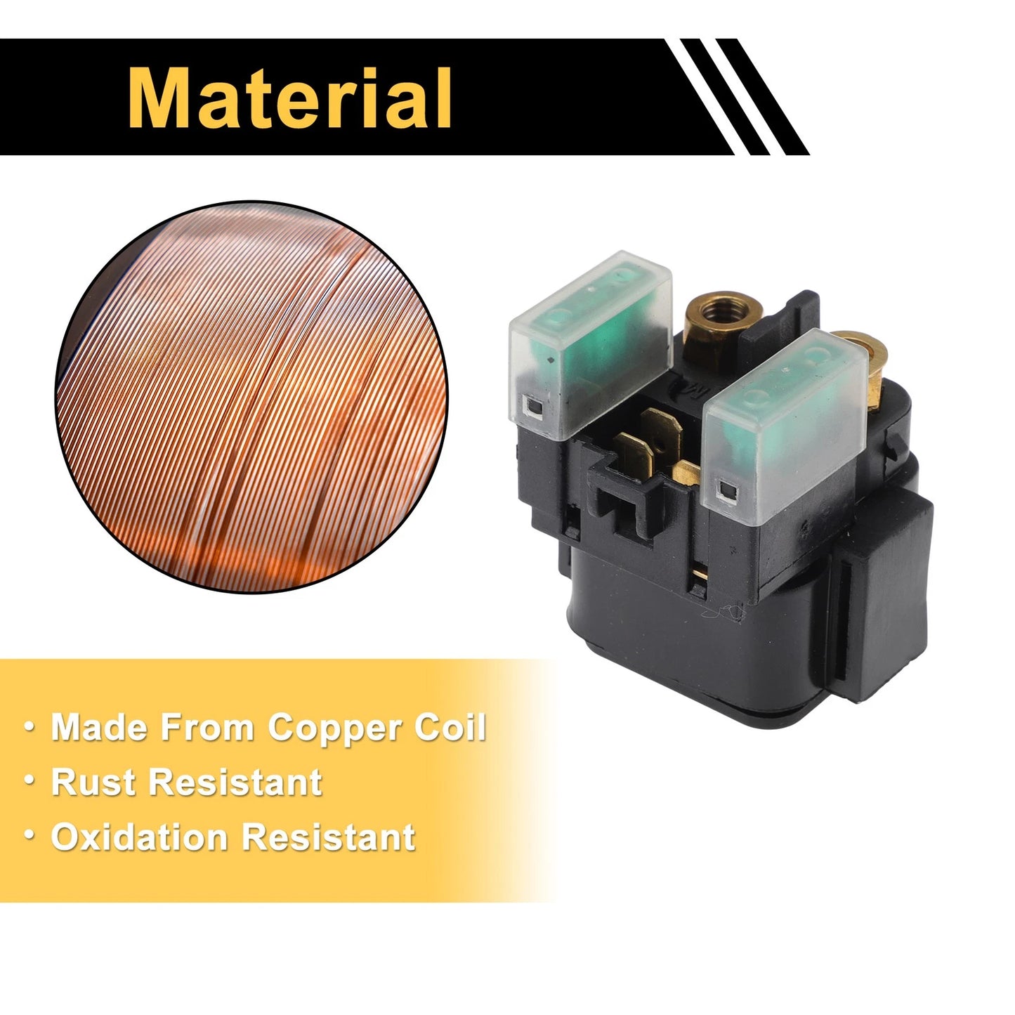 Motor Relay for Yamaha FZ600 FZS6 FZ6 (2004–2008) Metal Plastic Safety Plate