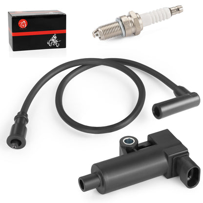 Ignition Coil & Spark Plug Wire Cap Kit for Hisun UTV ATV 250 (2009–2021)