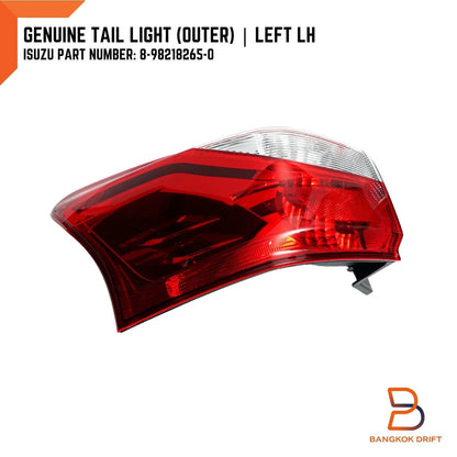 LH Tail Light Rear Lamp Unit for Isuzu MU-X MUX SUV (2013-2017)