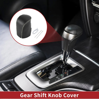 Gear Shift Knob Cover for Honda HR-V (2023–2024) Black Carbon Fiber