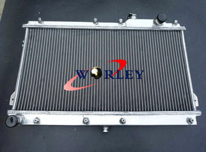 Aluminum Radiator + Fans for Mazda Miata MX-5 MX5 NA 1990-1997
