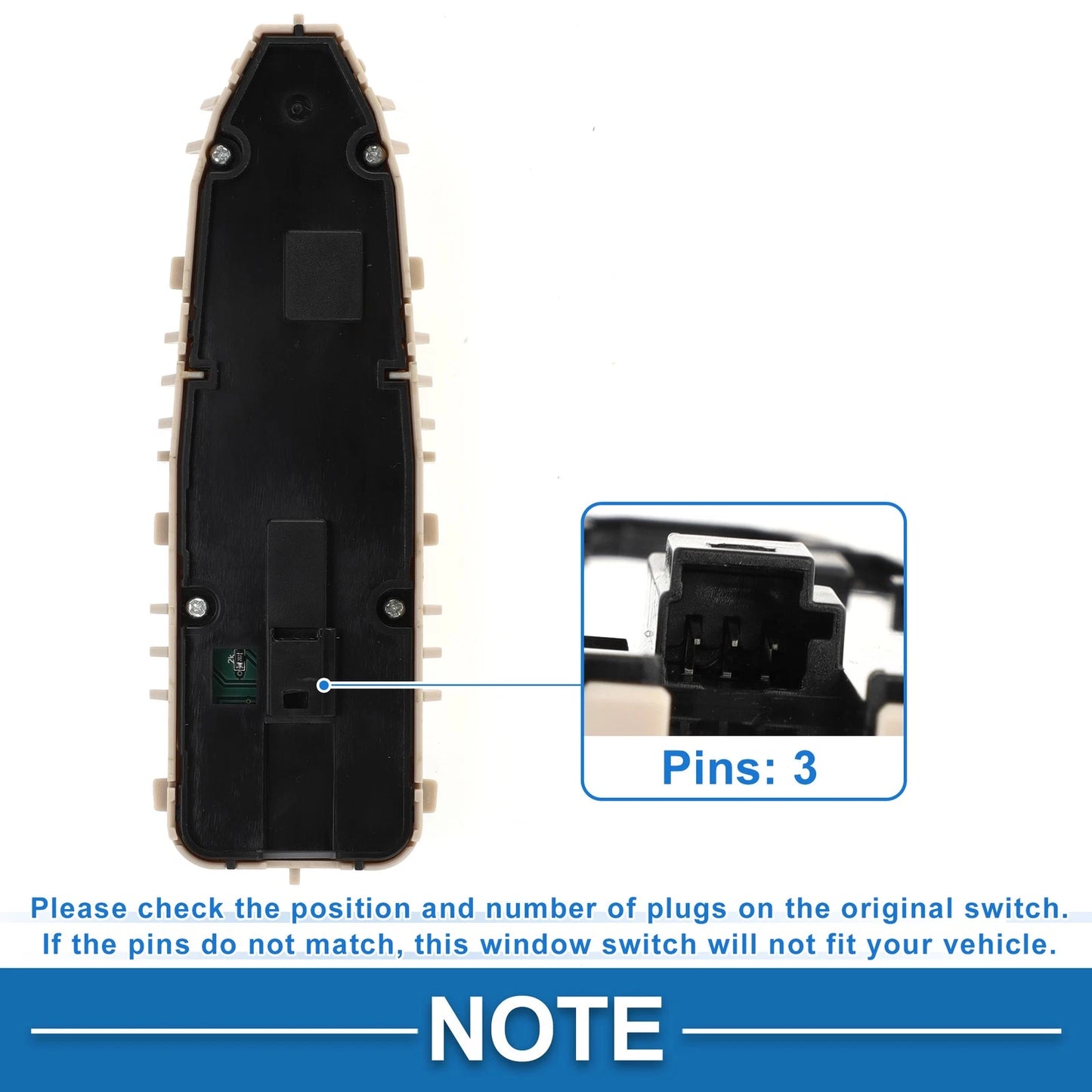 Power Window Switch for Mercedes-Benz W213 (2017–2023) No. 2139055103