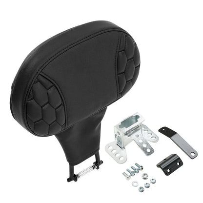Black Backrest Pad for Harley Touring Road Street Glide (1988-2023)