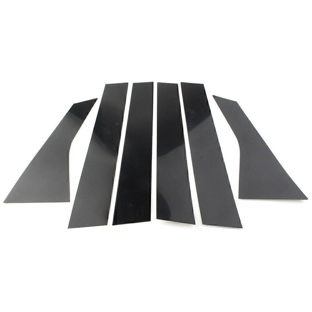 Pillar Post Door Window Trim Covers for Honda Accord (2018-2020) Black