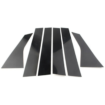 Pillar Post Door Window Trim Covers for Honda Accord (2018-2020) Black