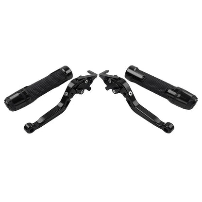 Folding Extendable Brake Clutch Lever Grip Set for Honda CB1100 CB1300 (2013-2023)