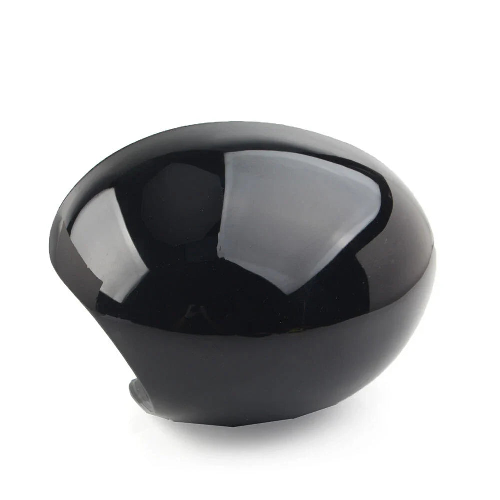 Bright Black Left Door Wing Mirror Cover for Mini R55 R56 R57 R58 R59 R60 R61
