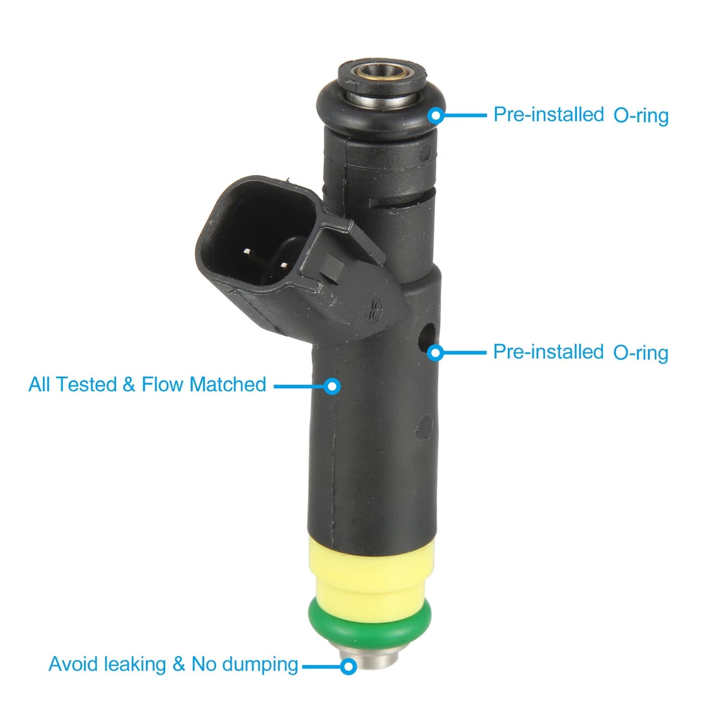 Set of 6 Fuel Injector Nozzles XR3Z9F593AA for Ford F-150 4.2L V6 (1998–2002)