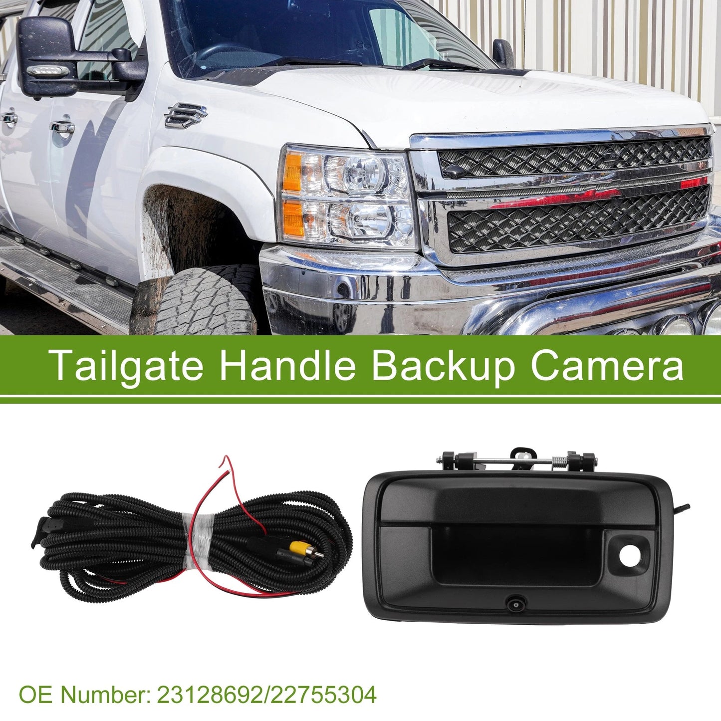 Tailgate Handle with Backup Camera No.23128692 for Chevrolet Silverado