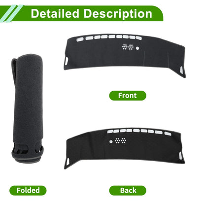 Dashboard Cover for Kia Niro (EV/PHEV/HEV) (2023–2025) Gray Polyester