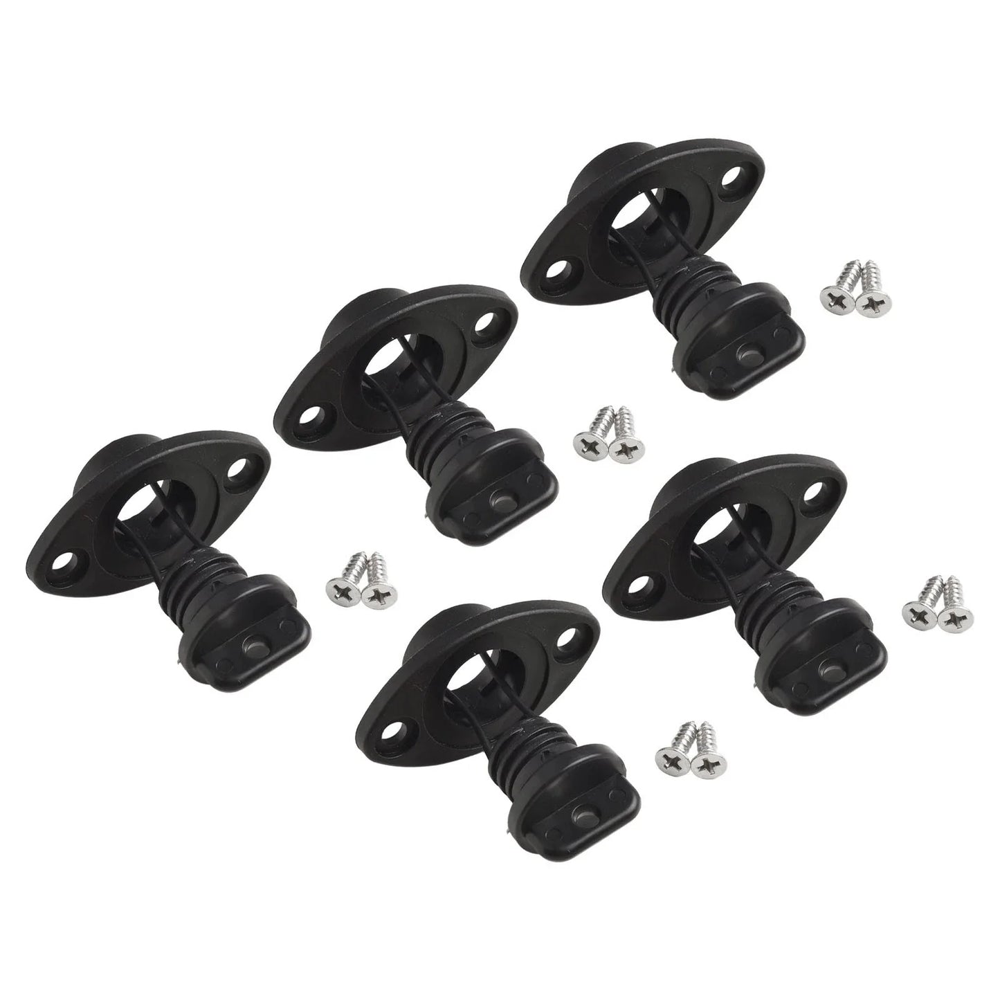 Marine Drain System 2 x Bungs & 4 x Installation Screws