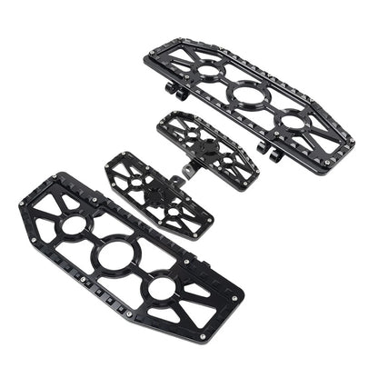 2X Engine Guard Bar Highway Foot Peg Footrest for Harley Yamaha