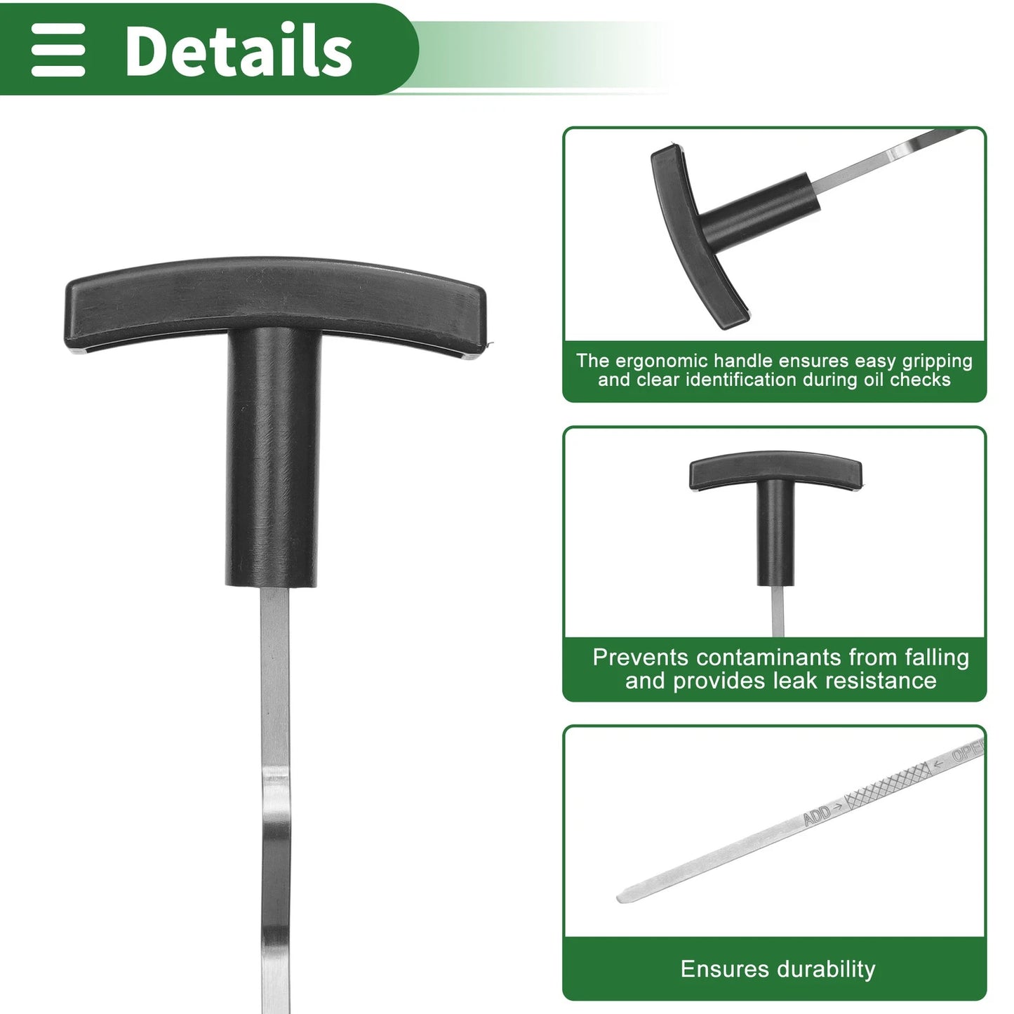 Oil Level Dipstick No.F4TZ6750EA for Ford F-250 (1994–1996)