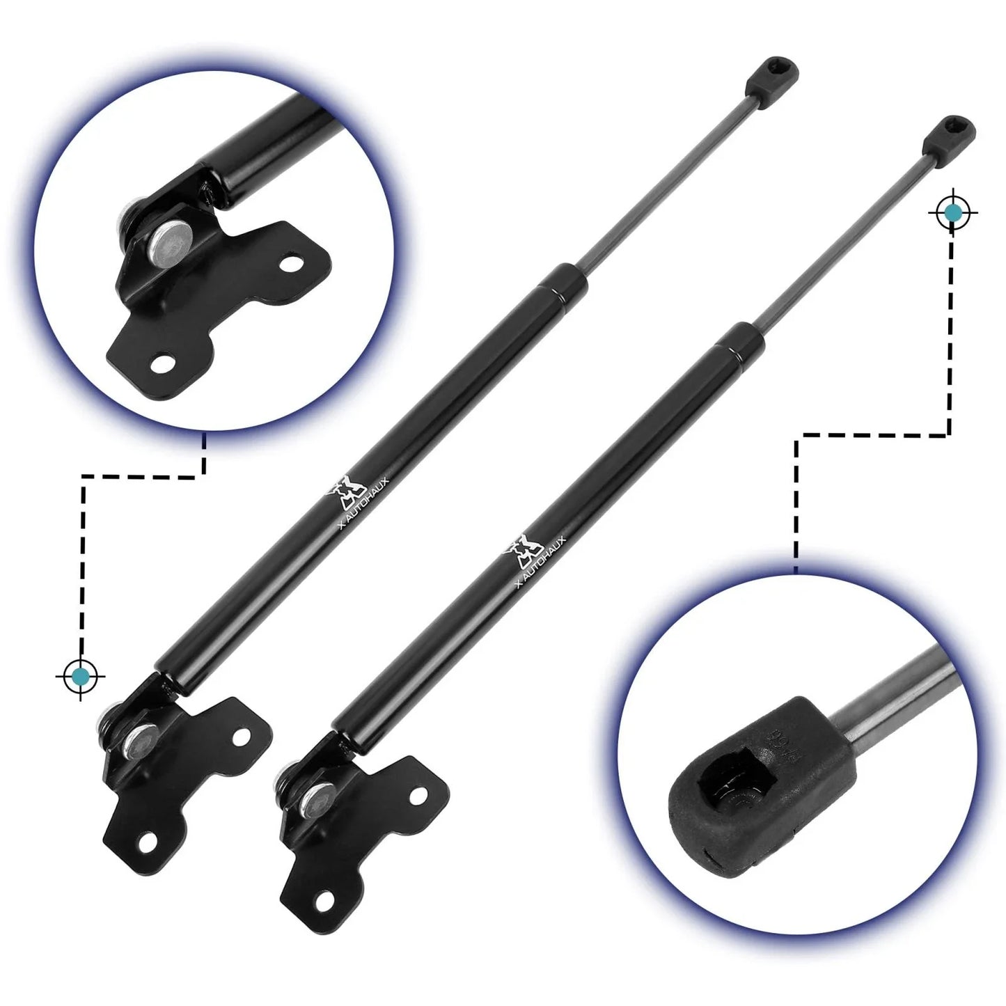 2 x Front Hood Lift Supports Struts for Honda Accord (2003-2007)