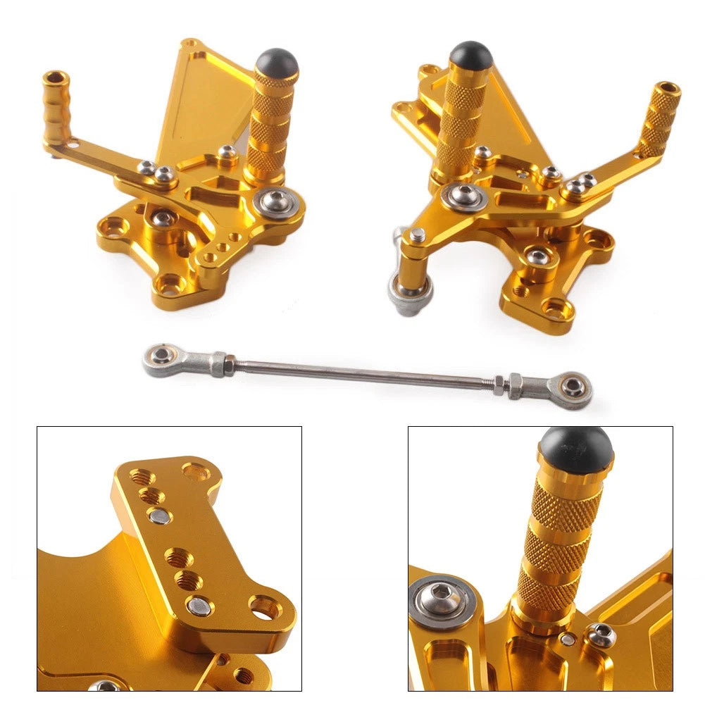 Adjustable Rearsets Foot Pegs for Yamaha YZF-R6 (2006–2010)