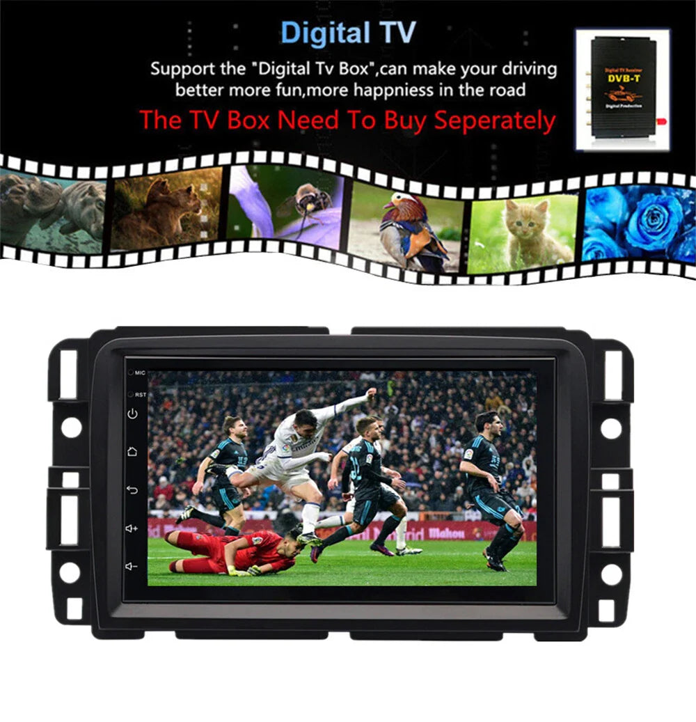 7'' Carplay Navigation for GMC Acadia, Chevrolet Traverse, Buick Enclave (13-17)