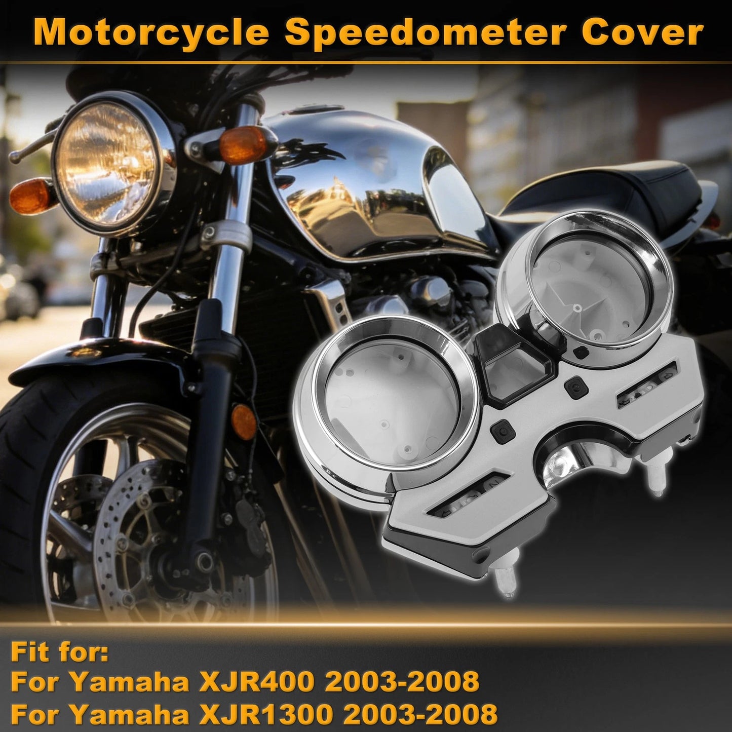 Speedometer Gauge Cover for Yamaha XJR400 (2003–2008) Plastic