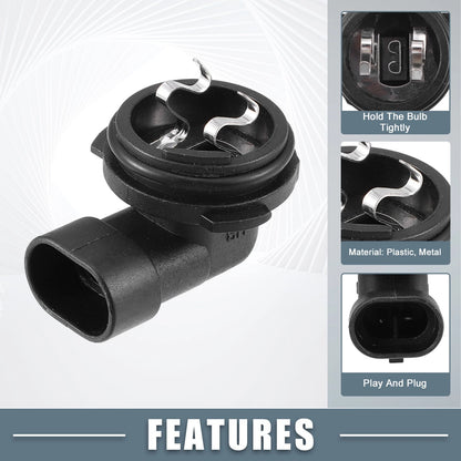 Fog Light Bulb Holder Socket 1445 H1 for Automotive Vehicle (Universal)