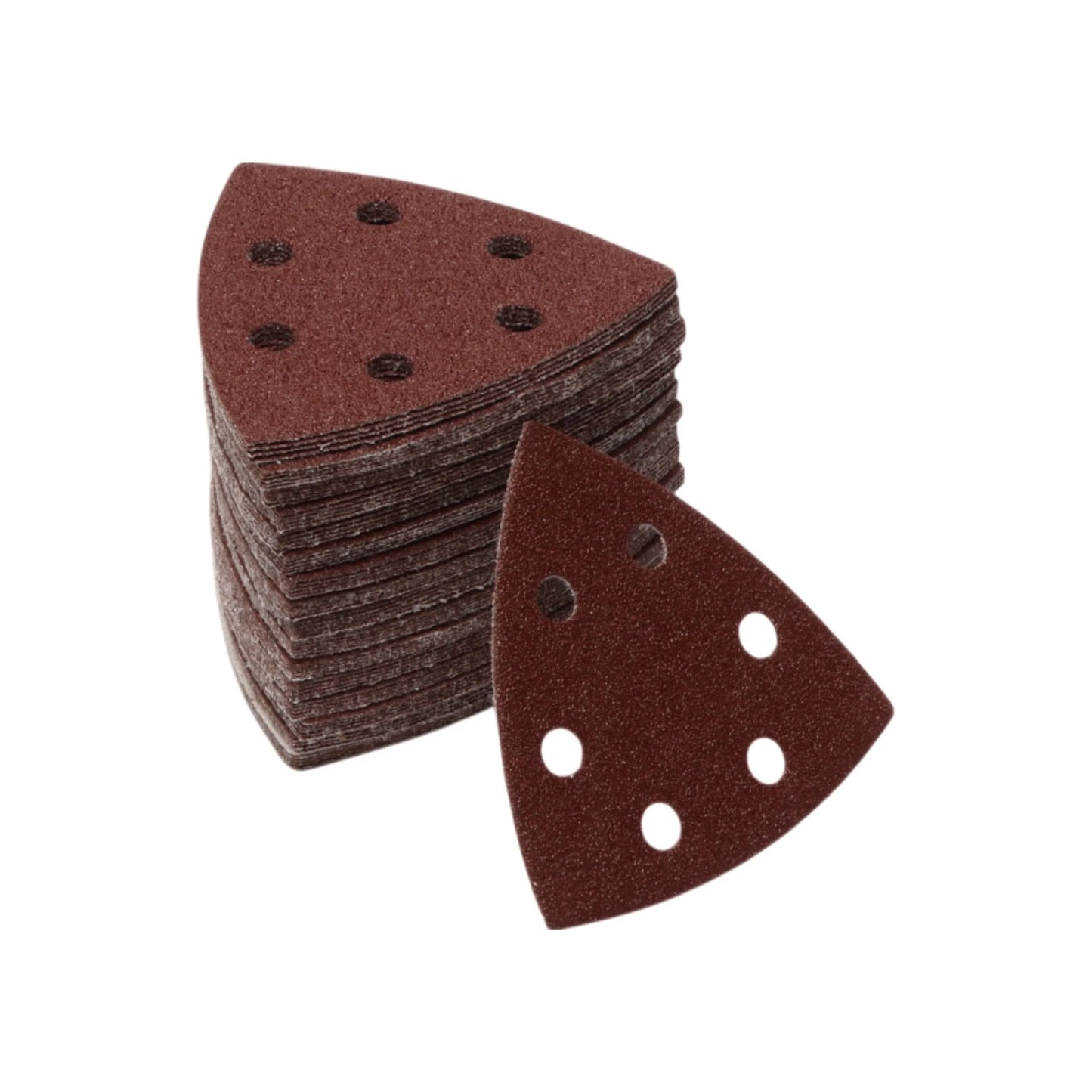 Set of 80 Sandpaper Pads 90x90mm 80 Grit for Mouse Sander